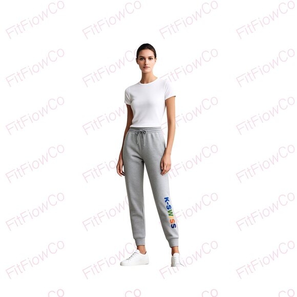 K-Swiss Pants - K-Swiss Gray Joggers Sweatpants – Size M – Activewear Preowned
